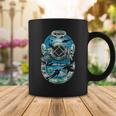 Vintage Scuba Diver Illustration Tshirt Coffee Mug Unique Gifts