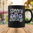Vintage Spooky Vibes Halloween Art - Cemetery Tombstones Coffee Mug Funny Gifts