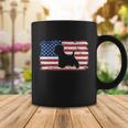 Vintage West Highland White Terrier Dog Us American Flag Gift Coffee Mug Unique Gifts