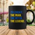 Zelensky The Man The Myth The Legend Volodymyr Zelensky Coffee Mug Unique Gifts