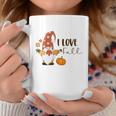 Gnomes Pumpkin I Love Fall Coffee Mug