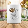 American Hairless Terrier Dog Wearing Crown Coffee Mug Unique Gifts