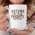 Autumn Is My Favorite Color Fall Season Coffee Mug Funny Gifts