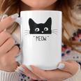 Black Cat Meow Cat  Meow Kitty Funny Cats Kitty  Coffee Mug Personalized Gifts