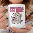 Groovy Pink Ribbon Mom Breast Cancer Is Boo Sheet Halloween V2 Coffee Mug Personalized Gifts