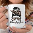 Hairstylist Lifes Mom Messy Bun Funny Mothers Day Coffee Mug Personalized Gifts