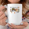 Just A Teacher Who Loves Fall Coffee Mug Funny Gifts