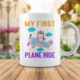 Kids First Time Flying My First Airplane Ride Boys Girls Coffee Mug Funny Gifts