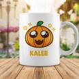 Kids Kaleb Kids Pumpkin Halloween Coffee Mug Funny Gifts