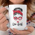 Leo Girl Messy Bun Leopard Bandana July Zodiac Sign Birthday Coffee Mug Personalized Gifts