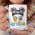 Little Miss 1St Grade Back To School Tie Dye Messy Bun Coffee Mug Personalized Gifts