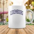 Luxembourg Varsity Style Navy Blue Text Coffee Mug Unique Gifts