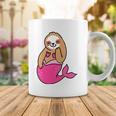 Mermaid Sloth Cute Sloth Coffee Mug Unique Gifts