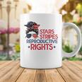 Messy Bun American Flag Pro Choice Star Stripes Equal Right Coffee Mug Funny Gifts