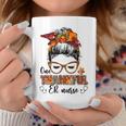 One Thankful Er Nurse Messy Bun Fall Autumn Thanksgiving Coffee Mug Personalized Gifts