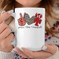 Peace Love Crawfish Cute Leopard And Seafood Lover Coffee Mug Personalized Gifts