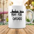 Pray For Chicago Encouragement Distressed Coffee Mug Funny Gifts