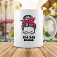 Pro Roe Nurse Messy Bun Womens Reproductive Rights Nurse Coffee Mug Funny Gifts