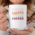 Retro Thanksgiving Gobble Gobble Gobble Coffee Mug Funny Gifts