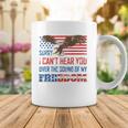 Sorry I Can&8217T Hear You Over The Sound Of My Freedom Usa Eagle Coffee Mug Unique Gifts