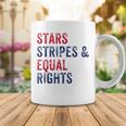 Stars Stripes And Equal Rights 4Th Of July Womens Rights Coffee Mug Funny Gifts