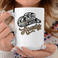 Vintage Leopard Cowboy Hat Howdy Western Country Cowgirls Coffee Mug Personalized Gifts