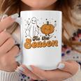Vintage Tis The Season Cute Pumpkin Fall Halloween Costume Coffee Mug Personalized Gifts
