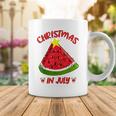 Watermelon Christmas Tree Christmas In July Summer Vacation V3 Coffee Mug Funny Gifts