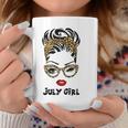 Womens Born In July Birthday Gift Leopard July Girl Coffee Mug Personalized Gifts