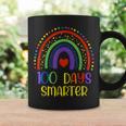 100 Days Smarter Happy 100Th Day Of School Rainbow Leopard Coffee Mug Gifts ideas 100 Days Smarter Happy 100Th Day Of School Rainbow Leopard Coffee Mug Gifts ideas