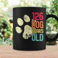 126 Dog Years Old Funny Dog Lovers 18Th Birthday Coffee Mug Gifts ideas