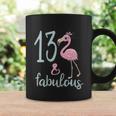 13Th Birthday Flamingo Outfit Girls 13 Year Old Bday Coffee Mug Gifts ideas