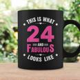 24 And Fabulous 24 Year Old Birthday Happy 24Th Birthday Coffee Mug Gifts ideas