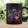 4Th Of July Birthday Gifts Funny Bday Born On 4Th Of July Coffee Mug Gifts ideas