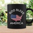 4Th Of July God Bless America Map Flag Patriotic Religious Gift Coffee Mug Gifts ideas