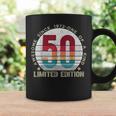 50 Year Old Vintage 1972 Retro Limited Edition 50Th Birthday Coffee Mug Gifts ideas