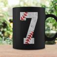 7Th Birthday Baseball Big Number Seven 7 Year Old Boy Girl Coffee Mug Gifts ideas