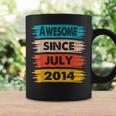 8 Years Old Birthday Awesome Since July 2014 8Th Birthday Coffee Mug Gifts ideas