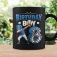8Th Birthday Baseball Big Number Eight 8 Year Old Boy Girl V3 Coffee Mug Gifts ideas