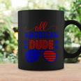 All American Dude Sunglasses 4Th Of July Independence Day Patriotic Coffee Mug Gifts ideas