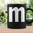 Alphabet Letter M Lower Case M Coffee Mug Gifts ideas