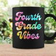 Back To School 4Th Grade Vibes Tie Dye Fourth Grade Coffee Mug Gifts ideas