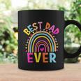 Best Dad Ever Rainbow Funny Fathers Day From Daughters Girls Great Gift Coffee Mug Gifts ideas
