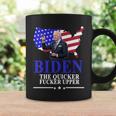 Biden The Quicker Fucker Upper American Flag Design Coffee Mug Gifts ideas