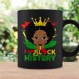 Black Melanin Girl I Am Black History Month Kids Coffee Mug Gifts ideas