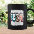 Bleached 4Th July God Bless The Usa Patriotic American Flag Gift Coffee Mug Gifts ideas