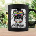 Bleached Free Mom Hugs Messy Bun Lgbt Pride Rainbow Gift Coffee Mug Gifts ideas