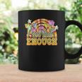 Boho Vintage You Are Enough Retro Custom Coffee Mug Gifts ideas
