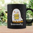Booooks Cute Ghost Reading Library Books Halloween Teacher Coffee Mug Gifts ideas