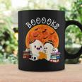 Booooks Ghost Boo Read Book Library Moon Halloween Boy Girl Coffee Mug Gifts ideas
